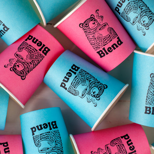 Coffee Cup & Sleeve Logo Stamps