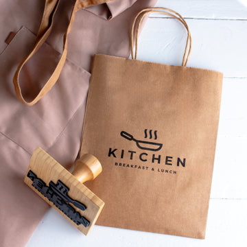 Paper Bag Logo Stamps