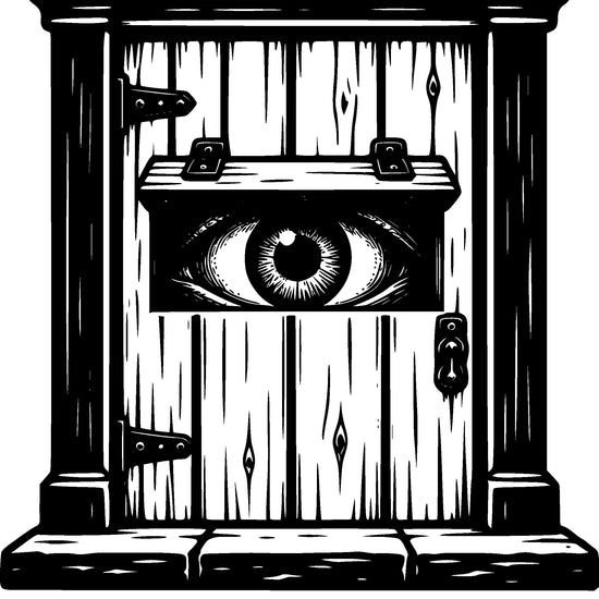 Peephole Door Return Address Stamp