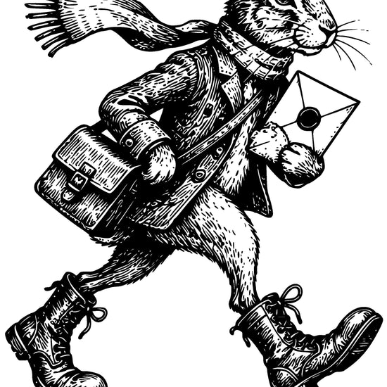 Postal Hare Return Address Stamp
