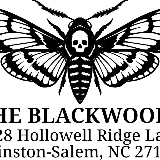 Hawkmoth Return Address Stamp