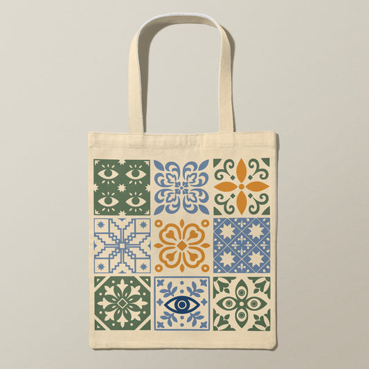 Set of Mediterranean Patterns Stamps
