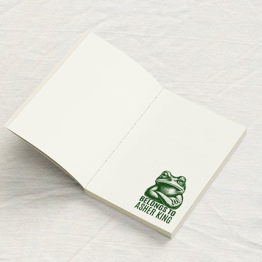 Gangster Frog Library Stamp