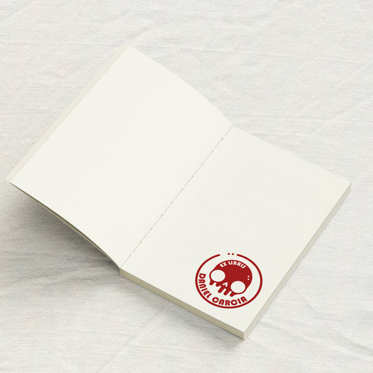Dripping Skull Gothic Library Stamp