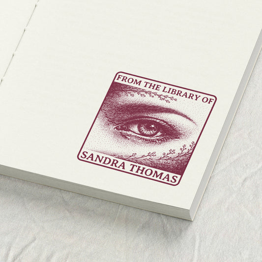 Eye Stippling Art Library Stamp