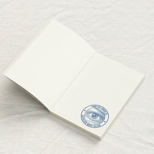 Vintage Eye Engraving Library Stamp