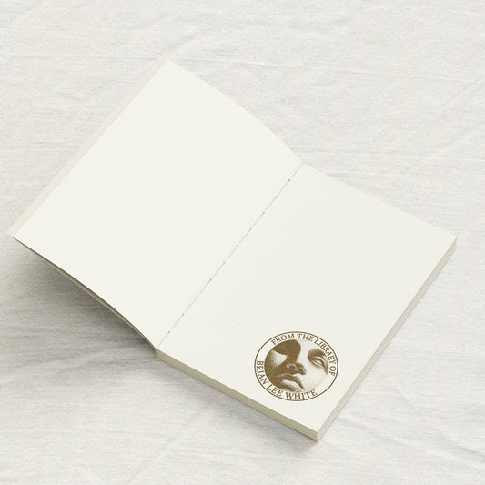Classical Bust Stippling Art Library Stamp