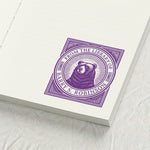 Art Deco Bear Library Stamp