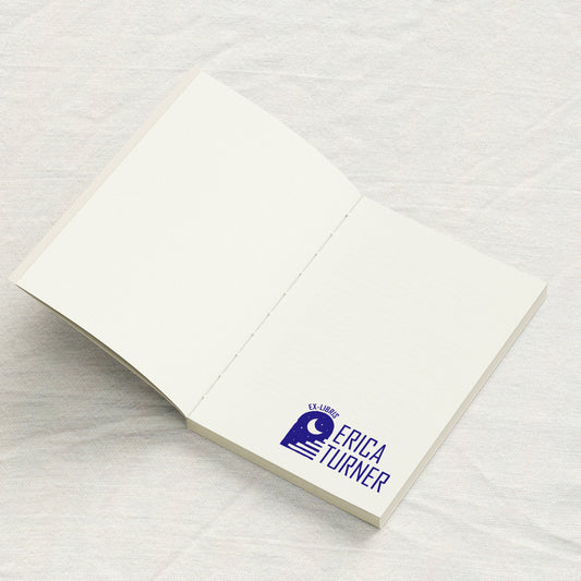 Moon and Stairs Silhouette Library Stamp
