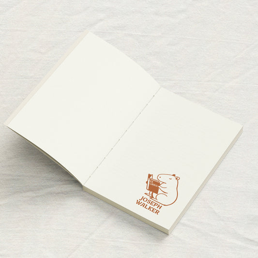 Illustrated Capybara Library Stamp