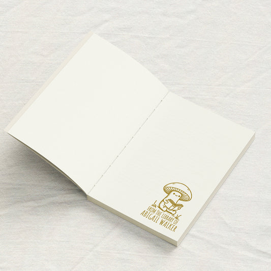 Mushroom Reading Library Stamp