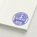 Art Nouveau Library Crest Library Stamp