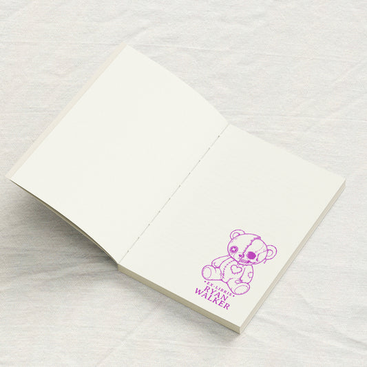 Creepy Cute Teddy Bear Library Stamp