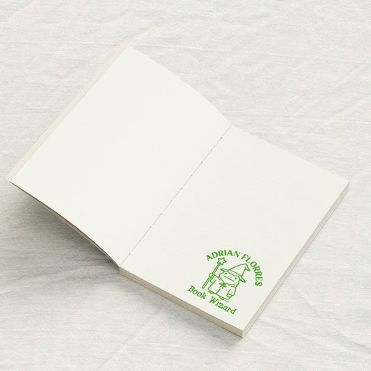 Frog Wizard Library Stamp