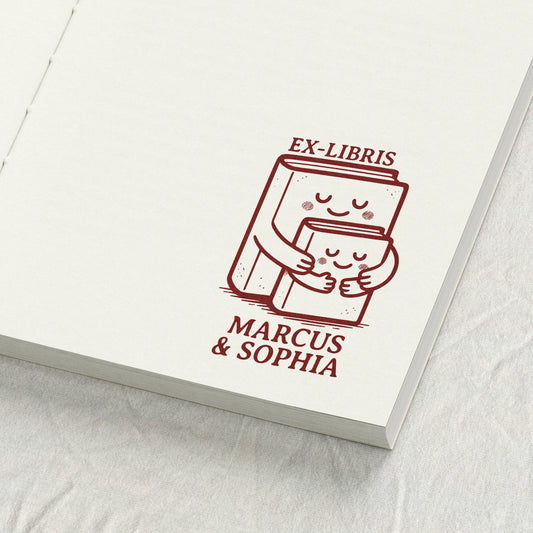 Smiling Books Library Stamp