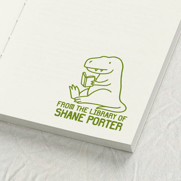T-Rex Reading Library Stamp
