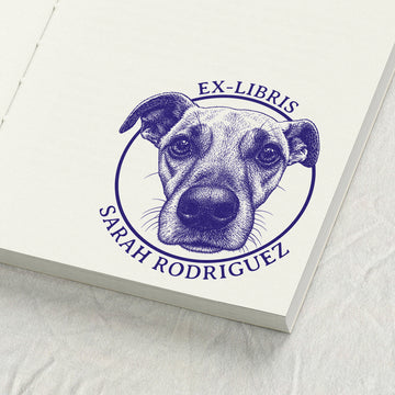 Custom Portrait Library Stamp