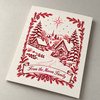 Vintage Christmas Custom Greeting Card